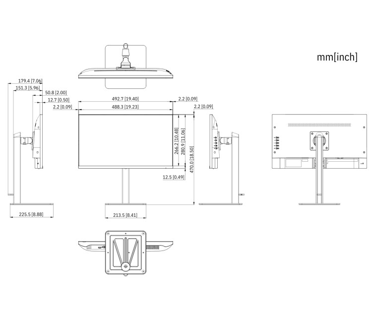 MONITOR VGA, HDMI, DP LM22-B201A 21.45" DAHUA-1869781