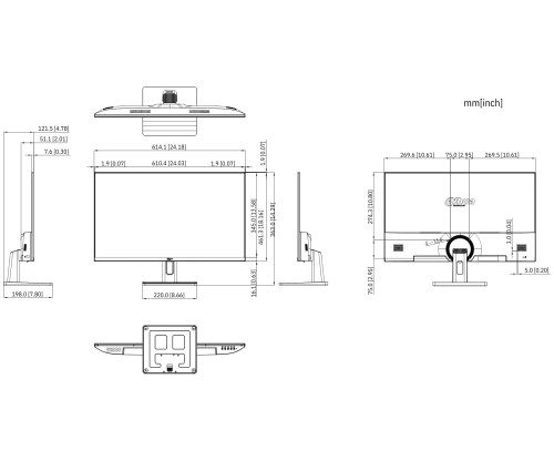 MONITOR HDMI, DP, AUDIO LM27-C301B 27" - 1440p QHD DAHUA-1823309