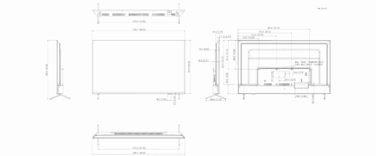 MONITOR VGA, HDMI, AUDIO LM55-F400 55" - 4K UHD DAHUA-1816404