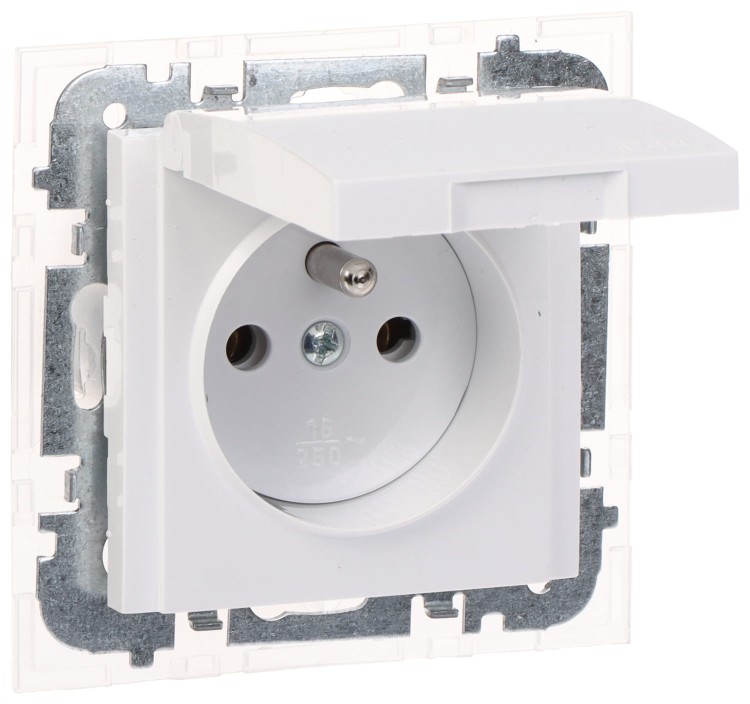 GNIAZDO POJEDYNCZE SANTRA/4136-10/EPN 230V 16A IP44 Elektro-Plast-1651073