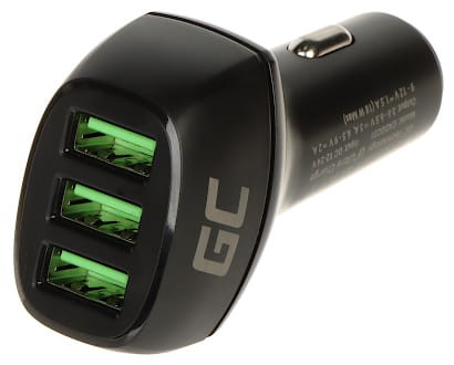 ŁADOWARKA SAMOCHODOWA USB POWER-RIDE/54W-GC Green Cell-1629447