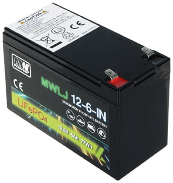 AKUMULATOR 12.8V/6AH/LIFEPO4-MWLJ MW Power-1688203