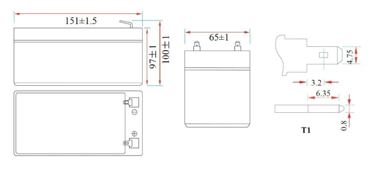 AKUMULATOR 12.8V/6AH/LIFEPO4-MWLJ MW Power-1688205