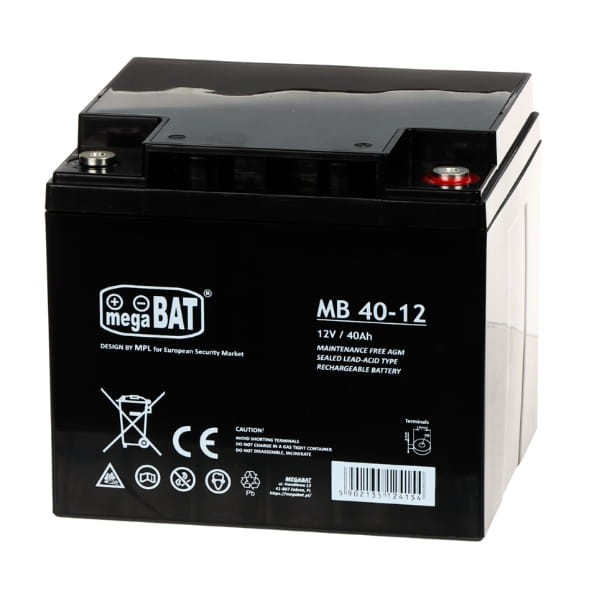 AKUMULATOR 12V/40AH-MB megaBAT-1805543