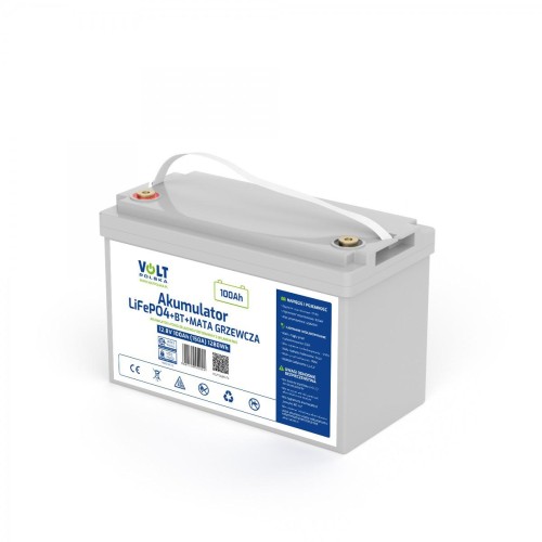 Akumulator VOLT POLSKA LiFePO4 12,8V 100 Ah (150A) + BMS + BLUETOOTH + MATA GRZEWCZA-1856045