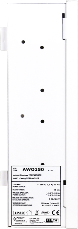 Pulsar AWO150 – obudowa alarmowa natynkowa – widok z boku drugie.png