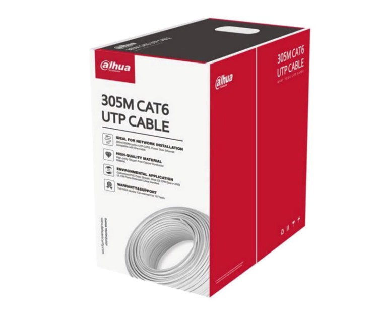 SKRĘTKA PFM923I-6UN-C-WHITE 305m UTP KAT. 6 DAHUA