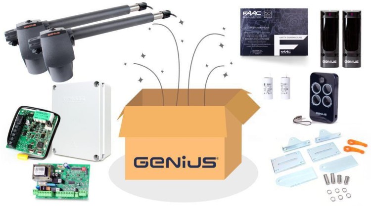Zestaw Genius G-Bat 300 do bram 6m dwuskrzydłowych-1600819