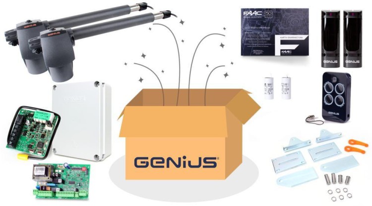 Zestaw Genius G-Bat 400 do 8m bram dwuskrzydłowych-1895812