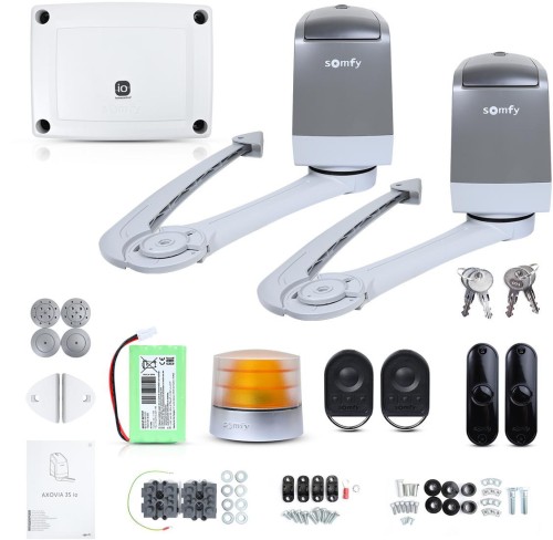 Zestaw Somfy Axovia 3S IO Comfort pack do 4m bram dwuskrzydłowych-1896876