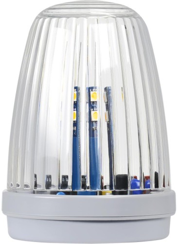 Lampa LED Proxima KOGUT BIAŁA z anteną 433.92 MHz (12-24V AC/DC lub 230V AC) świeci na żółto-1896827