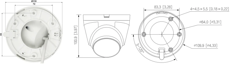 KAMERA IP IPC-HDW1239V-A-IL-0280B Smart Dual Light - 1080p 2.8mm DAHUA-1629400