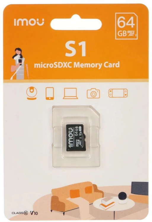Karta pamięci microSD IMOU ST2-64-S1 64GB-1839070