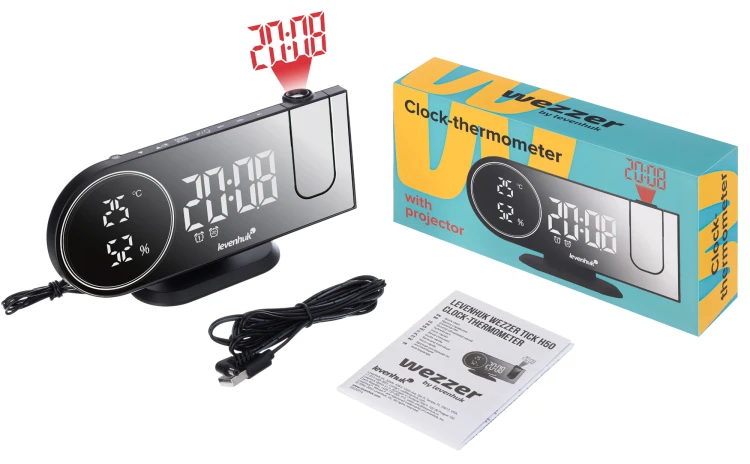 Termometr z zegarem Levenhuk Wezzer Tick H50-1545085