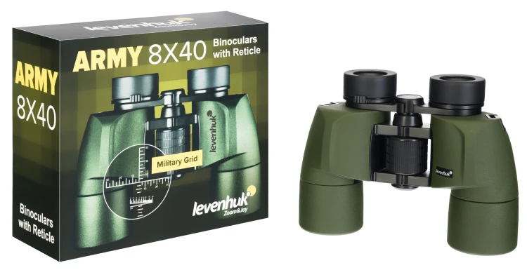 Lornetka Levenhuk Army 8x40 z celownikiem-1569306