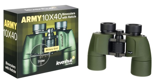 Lornetka Levenhuk Army 10x40 z celownikiem-1569323