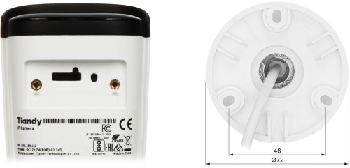 KAMERA IP TC-C34WS SPEC:I5W/E/Y/M/2.8MM/V4.2 Color Maker - 4Mpx 2.8mm TIANDY-1956881