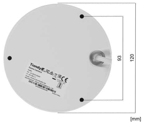 KAMERA IP TC-C35KS 3ERA-28 Color Maker - 5Mpx 2.8mm TIANDY-1955749