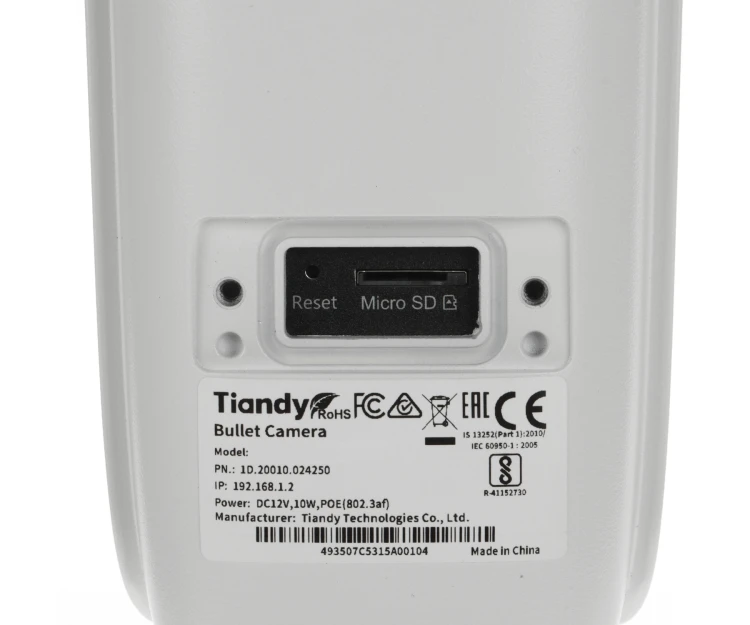 KAMERA IP TC-C35US 3LHA-27135 Color Maker Lite Series - 5Mpx 2.7... 13.5mm TIANDY-1955572