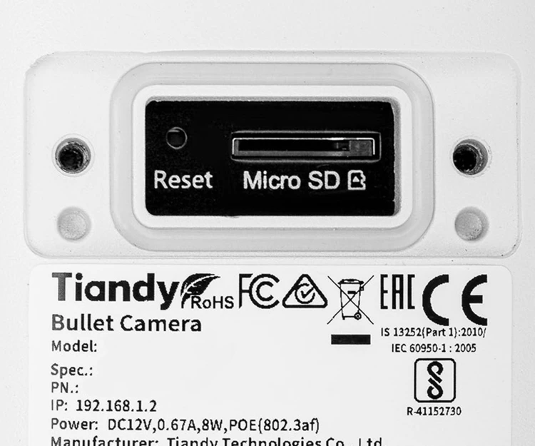 KAMERA IP TC-C38US 3LHA-27135 Lite Series 8Mpx 2.7... 13.5mm TIANDY-1955852