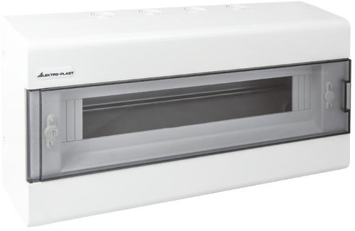 Rozdzielnica modułowa 1x18 natynkowa (N+PE) IP40 SRn-18 ELEKTRO-PLAST OPATÓWEK-1594628