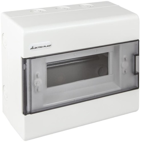 Rozdzielnica modułowa 1x8 natynkowa (N+PE) IP40 SRn-8 ELEKTRO-PLAST OPATÓWEK-1834308