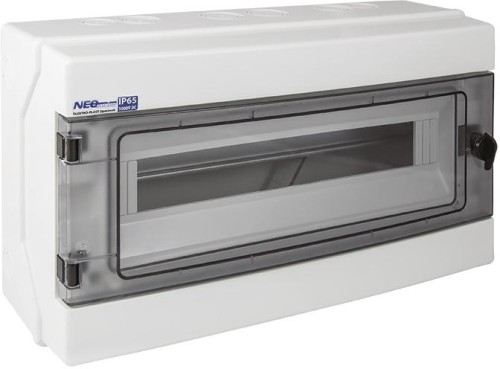 Rozdzielnica hermetyczna modułowa (500V AC, 1000V DC) 1x18 natynkowa (N+PE) IP65 RH-18-1767730