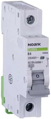 WYŁĄCZNIK NADPRĄDOWY 6 KA, C, 16A, 1P, Ex9BN 1P C16  Noark 100098-1919967