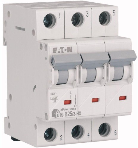 EATON WYŁĄCZNIK NADPRĄDOWY B 25A 3P 3M 6KA HN-B25/3-1948203