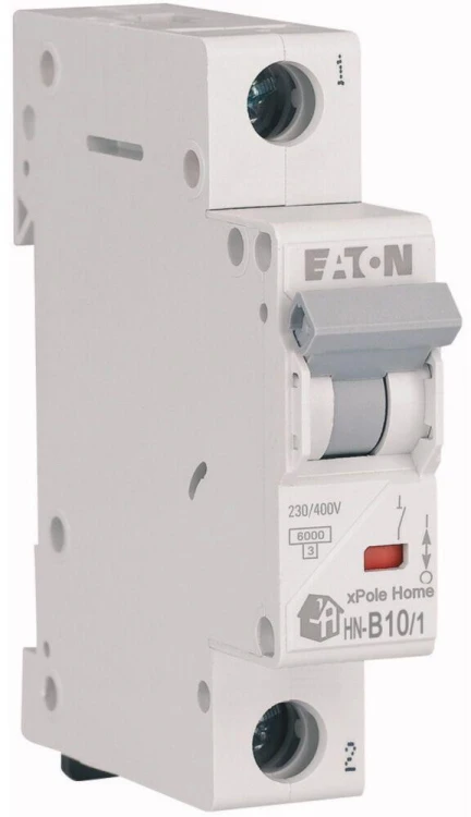 EATON WYŁĄCZNIK NADPRĄDOWY B 10A 1P 1M 6KA HN-B10/1-1948205