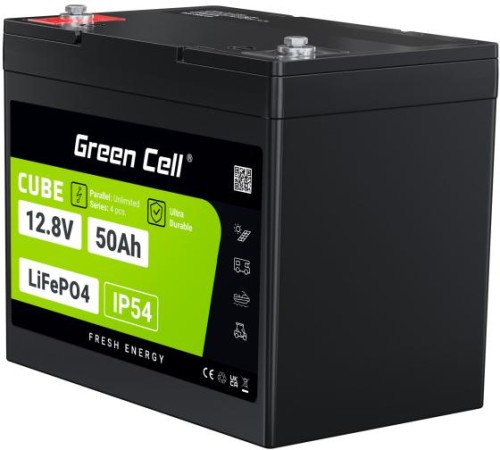AKUMULATOR LITOWO-ŻELAZOWO-FOSFORANOWY LiFePO4 Green Cell Cube 12.8V 50Ah LFPGC12V50AH-1765519