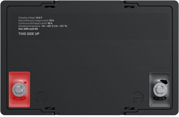 AKUMULATOR LITOWO-ŻELAZOWO-FOSFORANOWY LiFePO4 Green Cell Cube 12.8V 50Ah LFPGC12V50AH-1917562