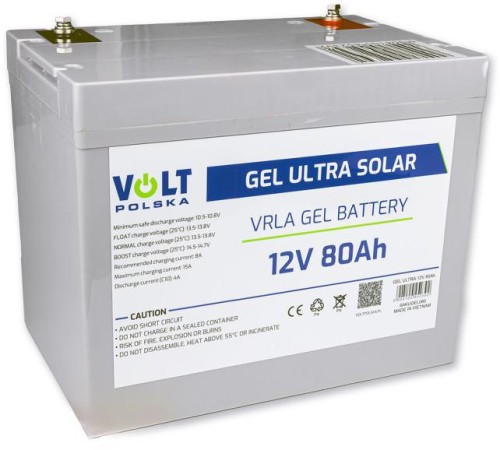 Akumulator Volt Polska Gel VPRO 12V 80Ah-1946444