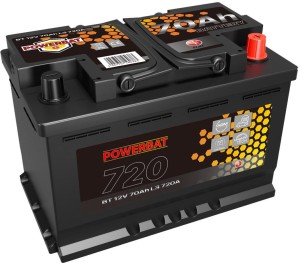 Akumulator AGM samochodowy START-STOP POWERBAT L3 12 V 70 Ah-1937396