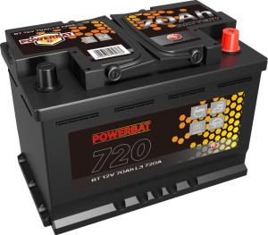 Akumulator AGM samochodowy START-STOP POWERBAT L3 12 V 70 Ah-1937397
