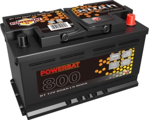Akumulator AGM samochodowy START-STOP POWERBAT L4 12 V 80 Ah-1937399