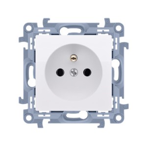 KONTAKT SIMON 10 MODUŁ BIAŁY GNIAZDO 1X Z/U ZACISKI ŚRUBOWE 16A 250V-1953663