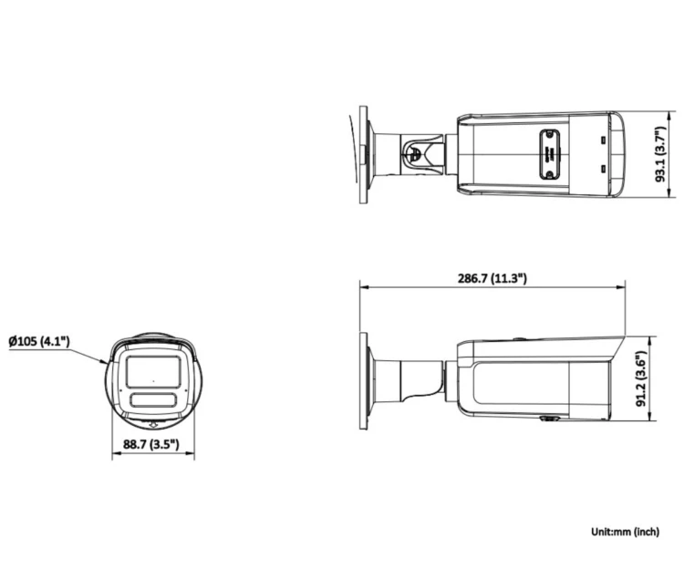 KAMERA IP DS-2CD2T166G3-IS2UY/SL(2.8MM)(EF) AcuSense - 16Mpx 2.8mm Hikvision-1974206