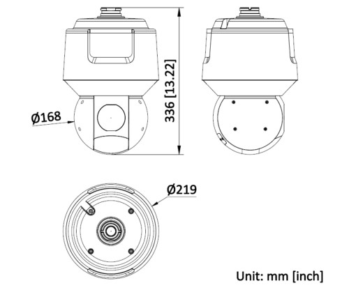 KAMERA IP SZYBKOOBROTOWA DS-2DF6A225IWG1-EL DARKFIGHTER 2.0 - 1080p, 5... 125mm Hikvision-1971774