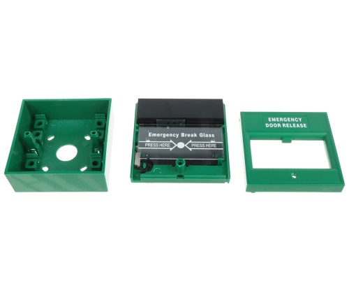 PRZYCISK AWARYJNEGO OTWIERANIA DRZWI DS-K7PEB(GREEN)-1956109
