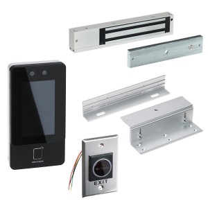 ZESTAW KONTROLI DOSTĘPU Z ROZPOZNAWANIEM TWARZY DLA JEDNEGO PRZEJŚCIA DS-KAS342 - 720p Hikvision-1883578