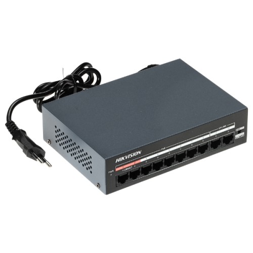 SWITCH POE DS-XS10-P 8-PORTOWY + 2X UPLINK Hikvision-1971551