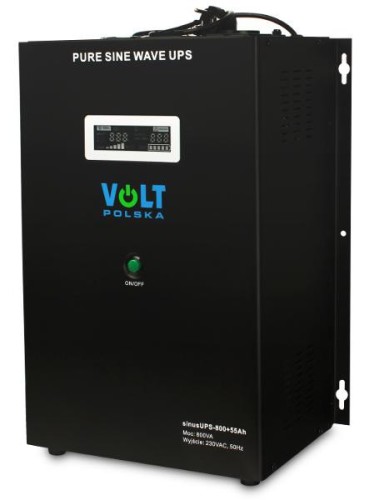 Przetwornica VOLT POLSKA SinusUPS-800 55Ah 12V 500/800W-1892323