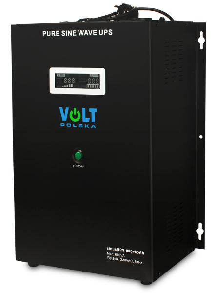 Przetwornica VOLT POLSKA SinusUPS-800 55Ah 12V 500/800W-1892323