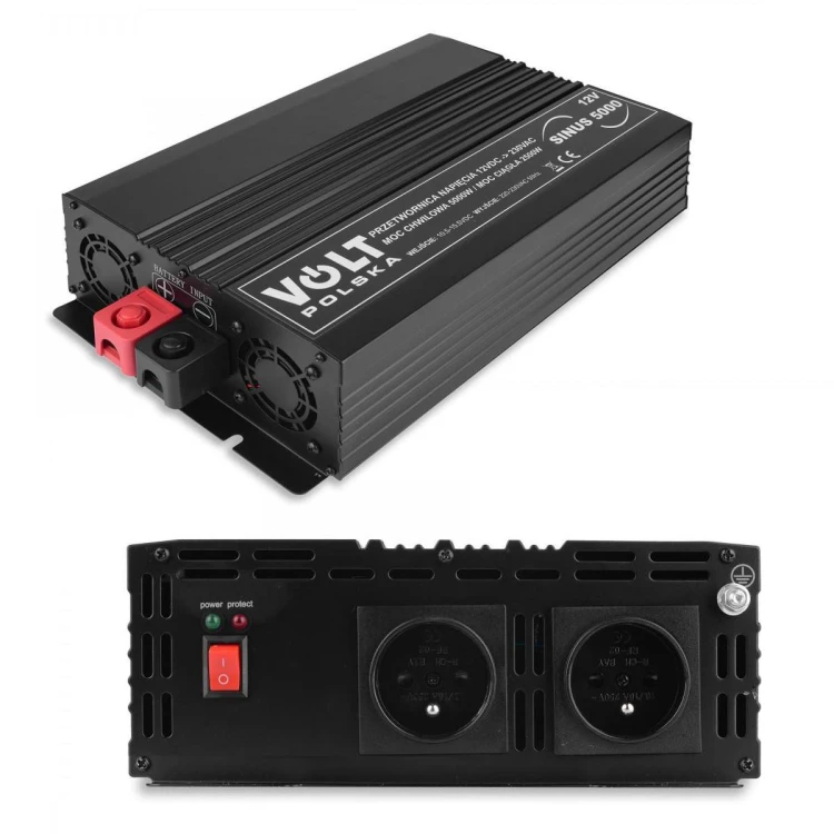 Przetwornica VOLT POLSKA Sinus 5000 12V / 230V 2500/5000W-1894013