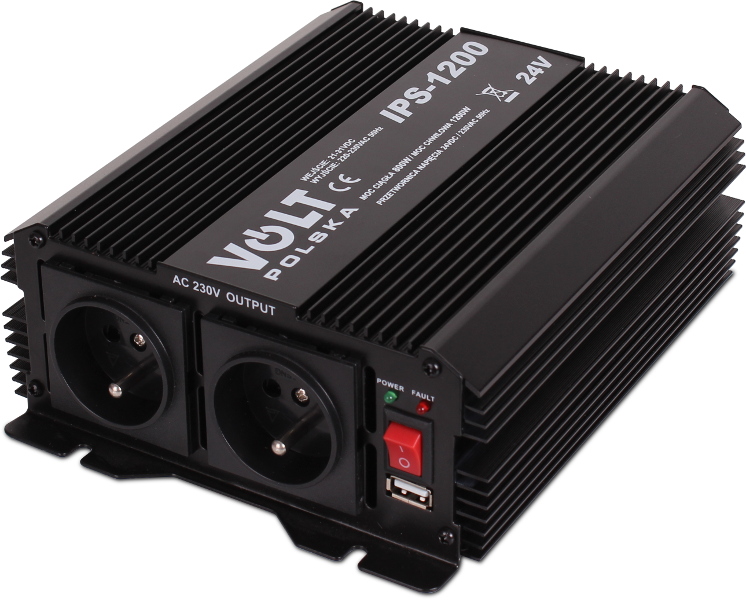 PRZETWORNICA VOLT POLSKA IPS-1200 24V 230V 800/1200W-1829348