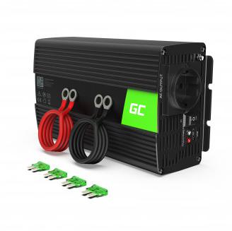 PRZETWORNICA NAPIĘCIA INWERTER Green Cell 24V / 230V 1000W/2000W CZYSTA SINUSOIDA INV18-1836182