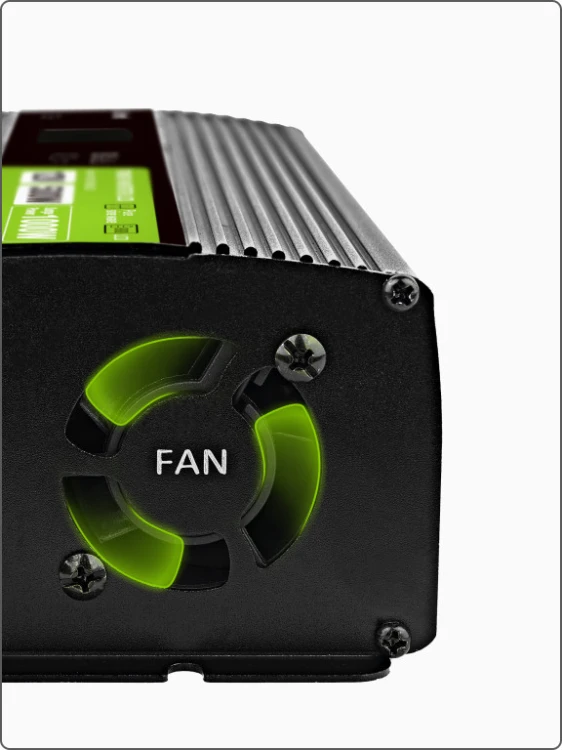 PRZETWORNICA NAPIĘCIA Green Cell PowerInverter LCD 12V / 230V 500W/1000W CZYSTA SINUSOIDA-1909847