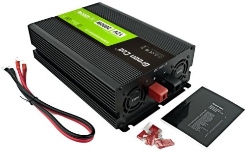 PRZETWORNICA NAPIĘCIA Green Cell PowerInverter LCD 12V / 230V 2000W/4000W CZYSTA SINUSOIDA-1909857