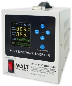 Przetwornica VOLT POLSKA SINUSPRO 850E PLUS 2/230V (500/850W) [AGM, GEL, LiFePO4]-1930782